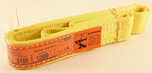 Dd sling. multiple sizes in listing! made in usa 2&#034; x 3, 2 ply, nylon lifting &amp; for sale