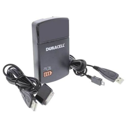Duracell DU7131 Portable Power Bank w/AC Charger 1800mAh
