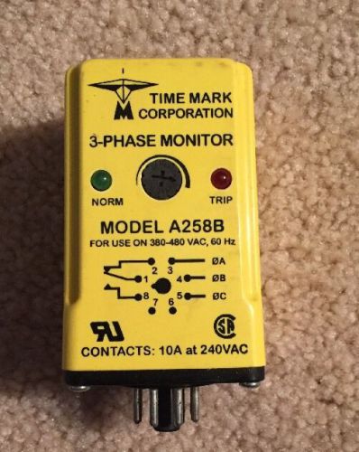 TIME MARK CORPORATION A258B 3 Phase Monitor