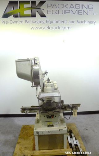 Used- Genesis West Rotary Flip Off Capper, Model PW500F. Approximately 20 mm, 12