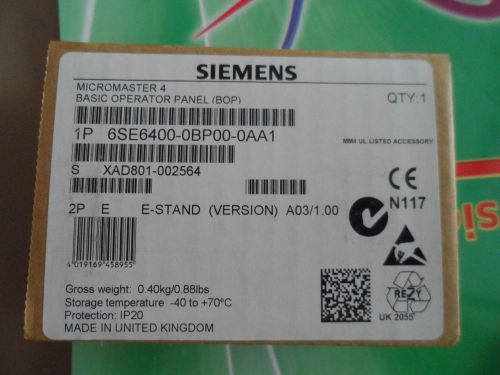 Siemens 6SE 6400-0BP00-0AA1 6SE6400-0BP00-0AA1 6SE6400 0BP00 0AA1 BOP Dubai