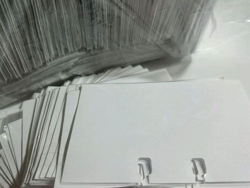 Rolodex Transparent Card Protectors WITH CARDS 2 1/2&#034;X4&#034; Cards  800+ loose new
