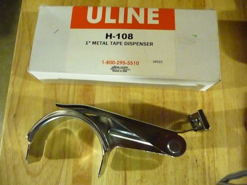 ULINE 1&#034; Metal Tape Dispenser H-108 New in Box