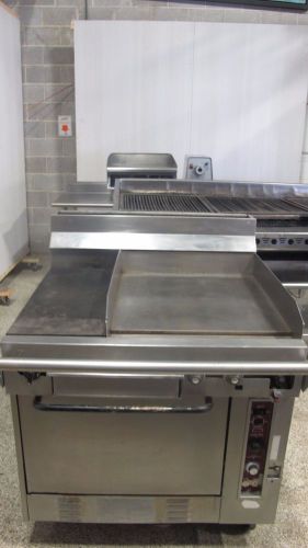 Wolf convection gas range oven with plancha griddle   tx160400370 for sale