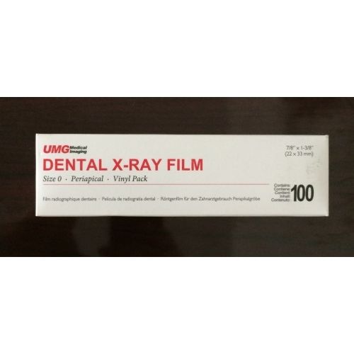 UMG DS-53 DENTAL X- RAY FILM D SPEED SIZE 0 PERIAPICAL VINYL PACK - 100/PACK