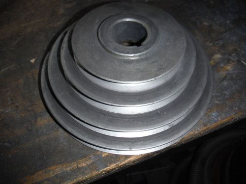 4 STEP PULLEY FROM A MACHINE SHOP