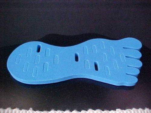 Ring Holder Blue Foam Foot Body Jewelry Display Holds Twenty Rings NEW