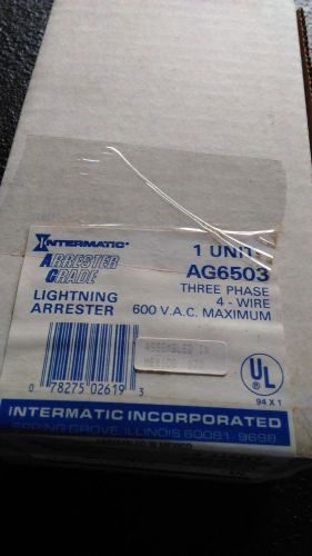 INTERMATIC LIGHTING ARRESTER AG6503 600V 3 PHASE
