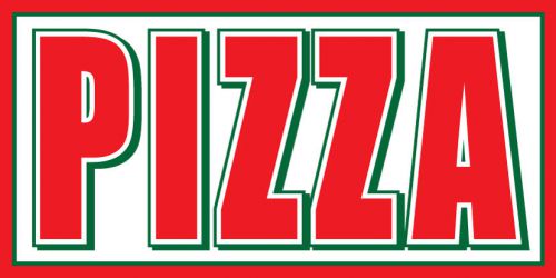 2&#039;x4&#039; Pizza Bar Italian Restaurant Food Vinyl Banner Sign