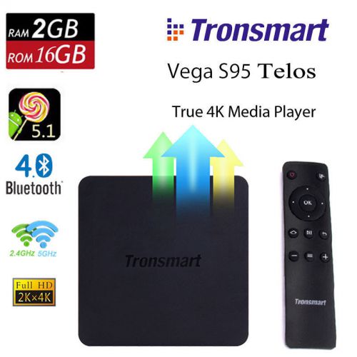 Tronsmart Vega S95 Telos Amlogic S905 Smart TV BOX 4K 2G/16G 3D WIFI XBMC KODI