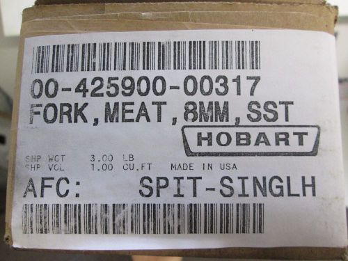 *NEW* HOBART SINGLE ROTISSERIE SPIT, 8MM MEAT FORK, SPIT-SINGLH - HR7E OVENS