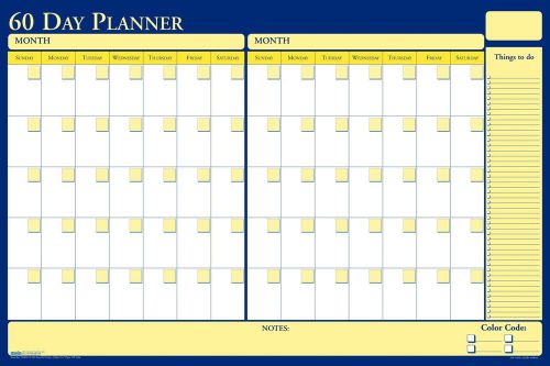 House of Doolittle Plan-A-Board 30/60 Day Non-Dated Laminated Planner Reversi...
