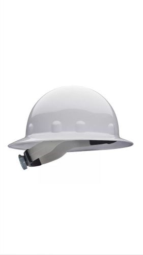 Fibre-metal white full brim hard hat with ratchet suspension lot of 10 for sale