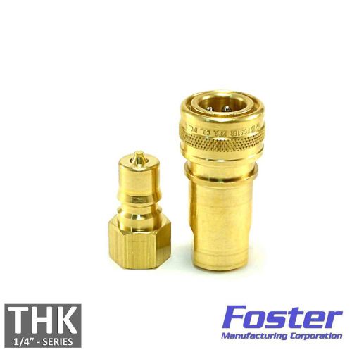 Foster H2B K2B Carpet Cleaning 1/4&#034; Brass Quick Disconnect Hose Wand extractor
