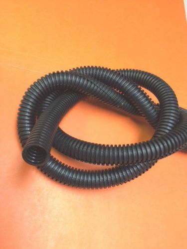 1/2&#034; x 10+ feet flexible split wire conduit-tubing protective wrap, black for sale