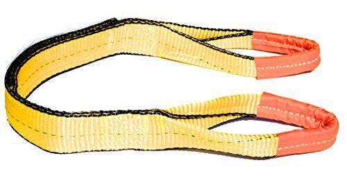 Industrial grade web sling/lifting strap 2&#034; x 8 eye and eye flat web sling/ tow for sale
