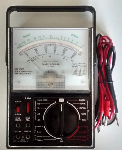 Vintage Analog Voltmeter
