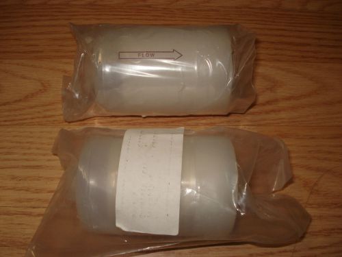 (New) 2 COULTER CORP P/N 6232473, 6232499, ASSY 6913419 FLOW FILTER