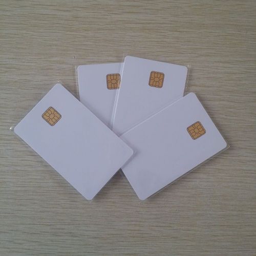 10x blank inkjet pvc plastic photo id card with 4428 chip 30 mil white ic card for sale