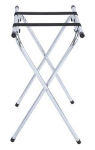 Winco TSY-1A Folding Tray Stand, 31-Inch, Chrome