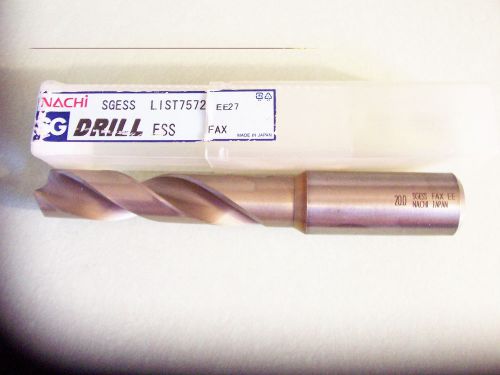 New - 20.0 mm Nachi Drill .......with 25.0 mm Shank