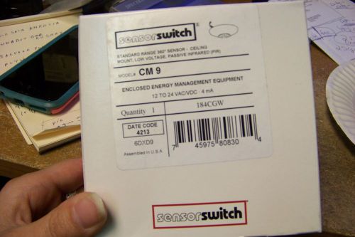 New sensor switch - cm 9 - occupancy sensor for sale