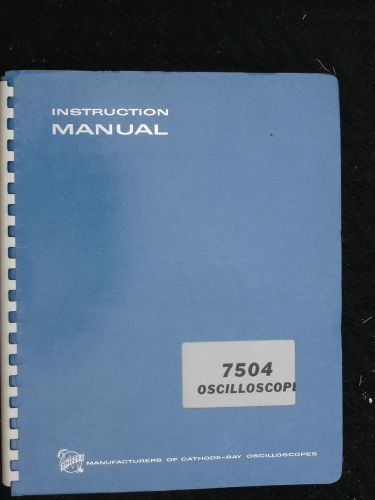 Manual for Tek 7504