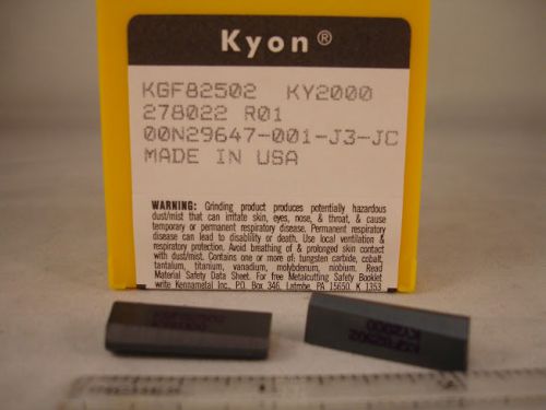 KGF 82502 KY2000 KENNAMETAL Ceramic  Inserts (5pcs) New&amp;Original