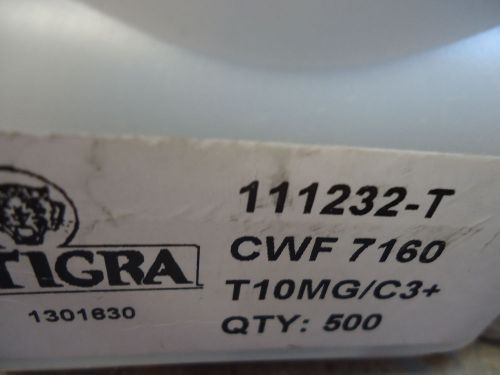 Lot Of 500 Tigra CWF 7160 T10MG/C3+ Carbide Saw Tips For Circular Saws