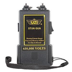 UZI SPECIAL FORCES 650,000 VOLT STUN DEVICE Carry Case Uses 9 V Battery F12-21