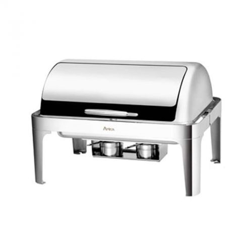 Atosa AT61363-1 Economic Chafing Dish oblong roll top polished mirror finish