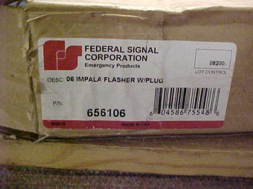 federal signal 06 impala flasher w/plug