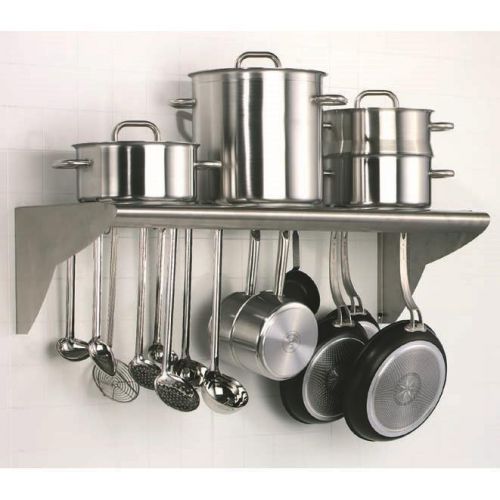 Matfer bourgeat 845608 overshelf, wall-mounted with pot rack for sale