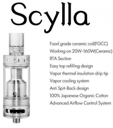 Freemax scylla tank fgcc clapton coil 4ml capacity rta rba for sale