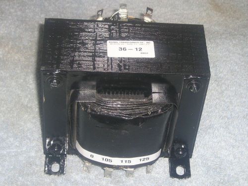 Signal transformer #36-12,  input 105v, 115v, 125v &amp; output 9 or 18 volts for sale
