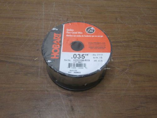 Hobart .035&#034; Gasless Flux-Cored Wire 2 lb Spool H222108-R19 - New!