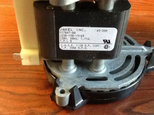 Jakel 117847-00  draft inducer blower motor for sale