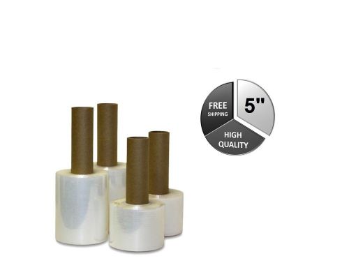 (120) 5 inch 120 ga 700 feet extended core shrink clear stretch wrap 120 rolls for sale