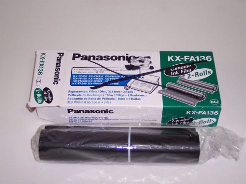 Panasonic KX-FA136 Ink Film Fax Cartridge genuine oem