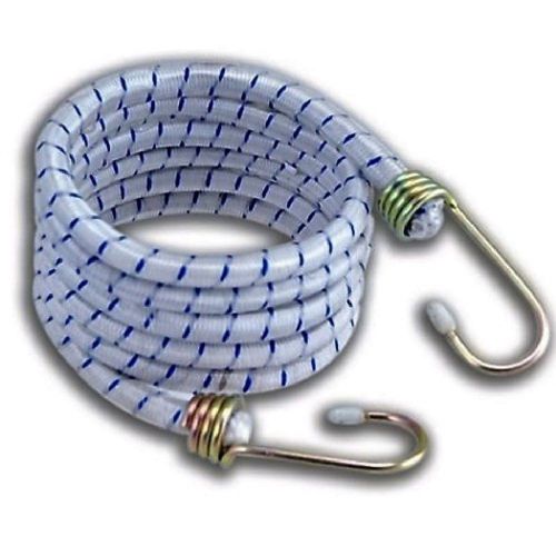 1Pc 72&#034; Long Bungee Cord with Galvanized Steel Hooks - Heavy-Duty Thick Straps