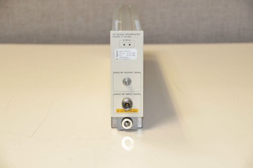 Hp Agilent Keysight 70620A Microwave Pre-Amplifier 2-22 GHz &#034;TESTED GOOD.&#034;