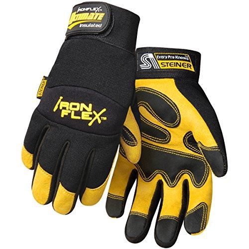 Steiner 0922x ironflex work gloves, ultimate insulated pigskin, extra large for sale