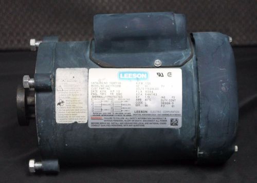 Leeson 1/2 HP Cat No 102871.00 RPM 1725 Model A4C17FC35B