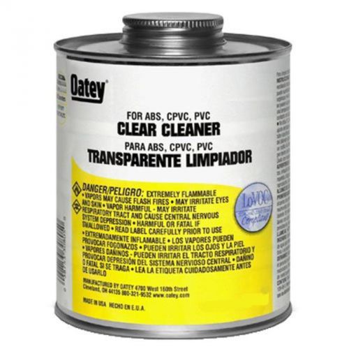 Clear Cleaner, 32-Ounce Oatey All-Purpose Cleaners 30805 038753308050