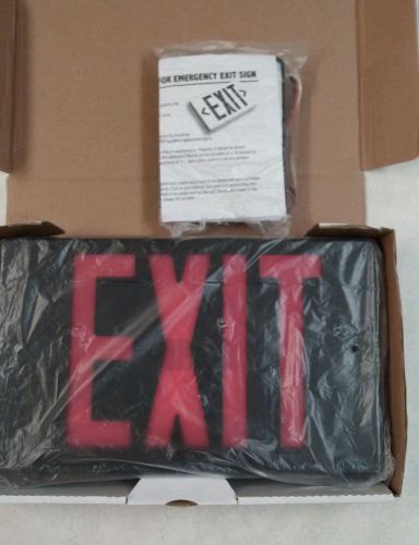 LED Exit sign Emergency Light New In Box