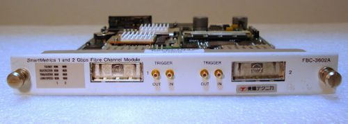 Spirent/Smartbits FBC-3602A 1G/2G 2-pt Fibre Channel SmartMetrics Module.