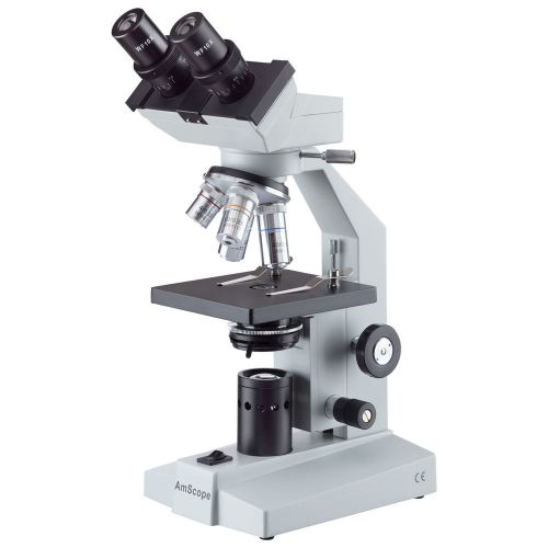 Amscope b100b binocular biological microscope 40x-2000x for sale
