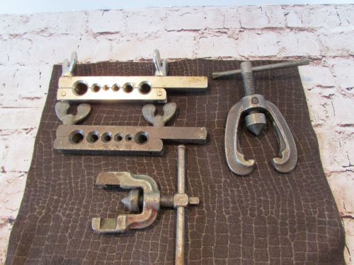 VINTAGE MISC. COPPER PLUMBING HVAC FLARING Treaded TOOLS-Imperial Brass 7/16-1/2