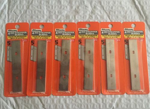 Allway tools 4 inch replacement universal stripper blades .6 pack (30 blades) for sale