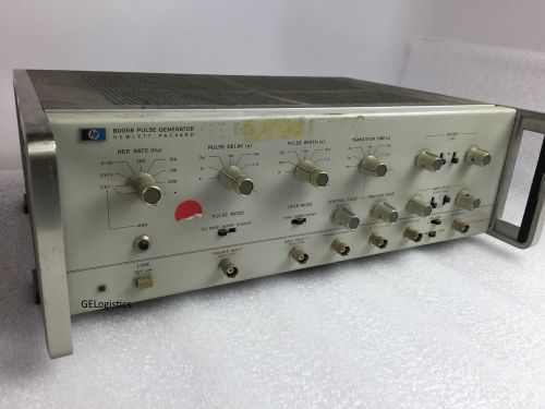 Hp 8005b pulse generator | source impedance: 50 ohms ± 10%  | max output: 1ov for sale